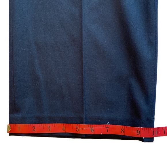 NWT 💙 Halogen Nordstrom “Taylor Fit” Wide-Leg, Stretch, Navy Blue Trouser, 22 - Picture 14 of 16